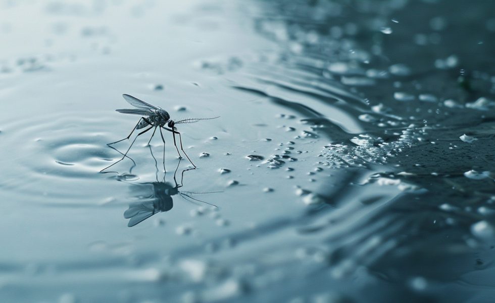 mosquito de perto na natureza 1 980x600 - (Português do Brasil) Como mosquitos caminham sobre a água? (V.7, N.5, P.2, 2024)